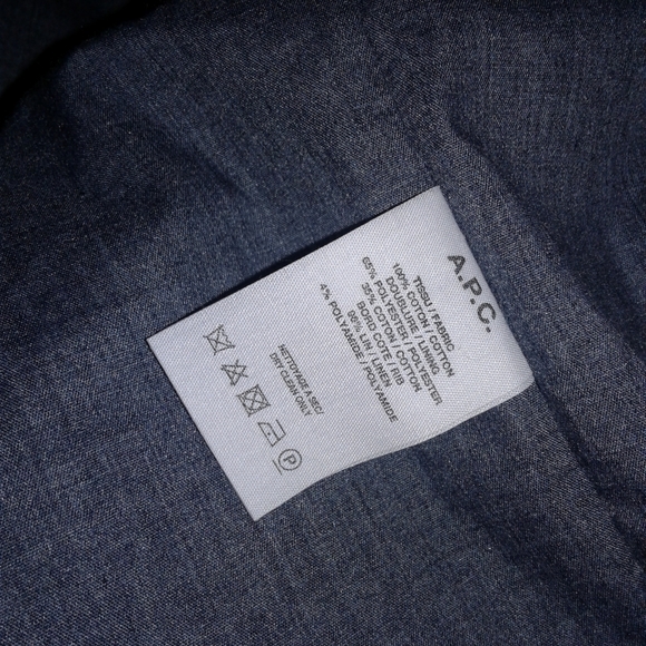 APC Rue Madame Paris snap front bomber Jacket XS 34 A.P.C blouson jumper - Picture 5 of 6